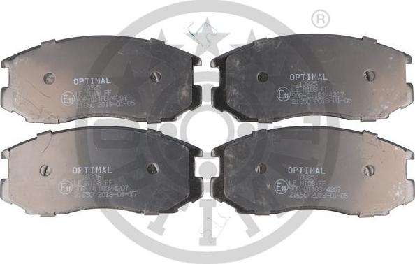 Optimal BP-10325 - Set placute frana,frana disc aaoparts.ro