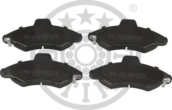 Optimal BP-10207 - Set placute frana,frana disc aaoparts.ro