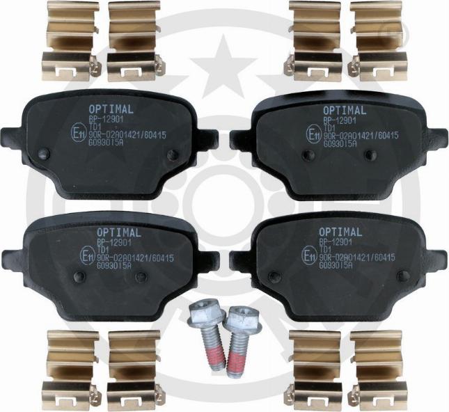 Optimal BP-12901 - Set placute frana,frana disc aaoparts.ro