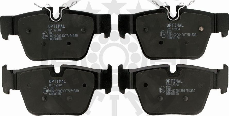 Optimal BP-12984 - Set placute frana,frana disc aaoparts.ro