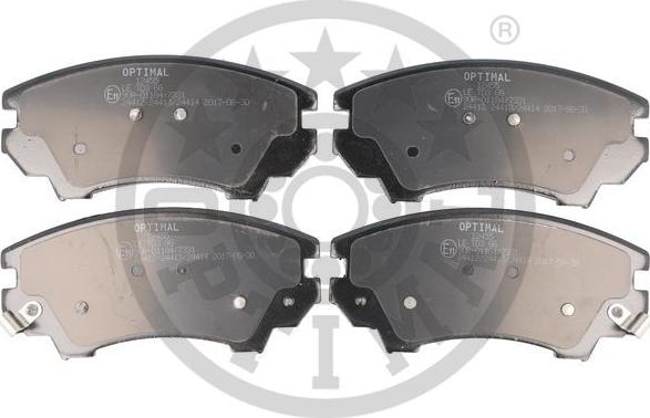 Optimal BP-12455 - Set placute frana,frana disc aaoparts.ro