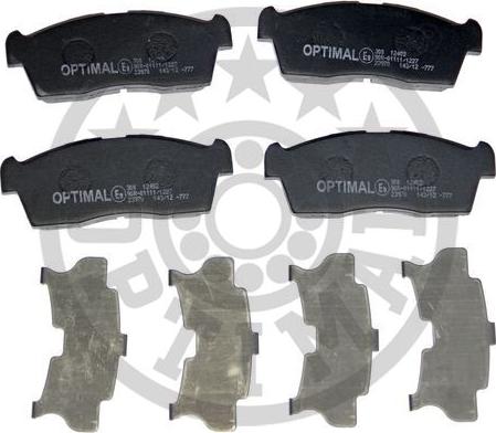 Optimal BP-12415 - Set placute frana,frana disc aaoparts.ro