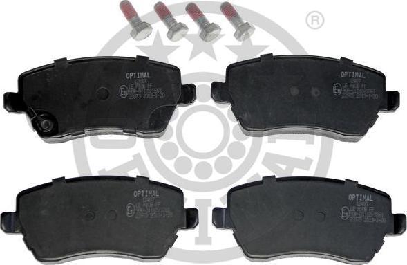 OPTIMAL BP-12487 - Set placute frana,frana disc aaoparts.ro
