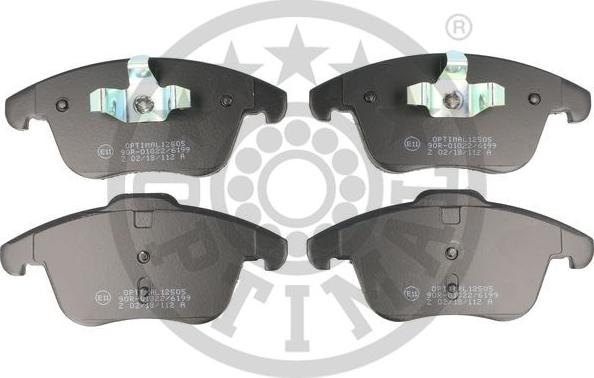 Optimal BP-12505 - Set placute frana,frana disc aaoparts.ro