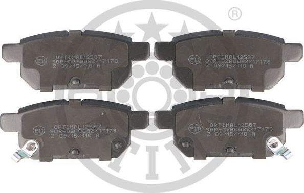 Optimal BP-12587 - Set placute frana,frana disc aaoparts.ro