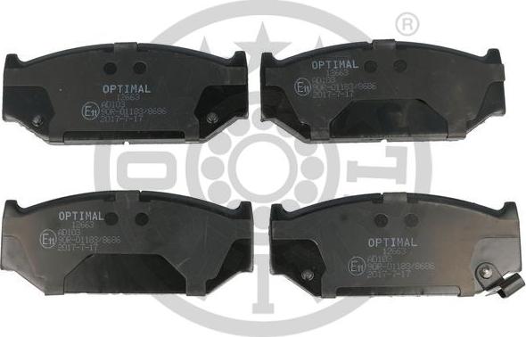 Optimal BP-12663 - Set placute frana,frana disc aaoparts.ro