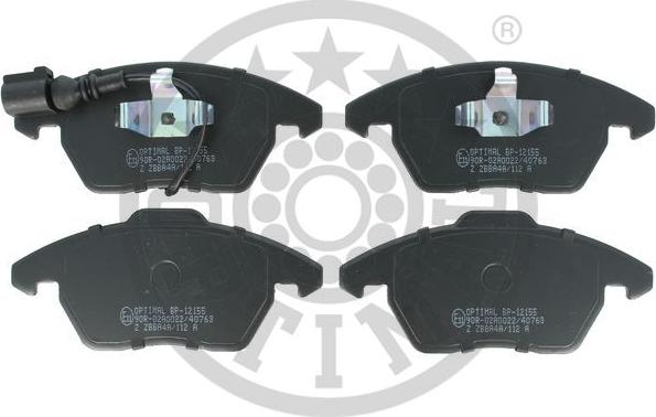Optimal BP-12155 - Set placute frana,frana disc aaoparts.ro