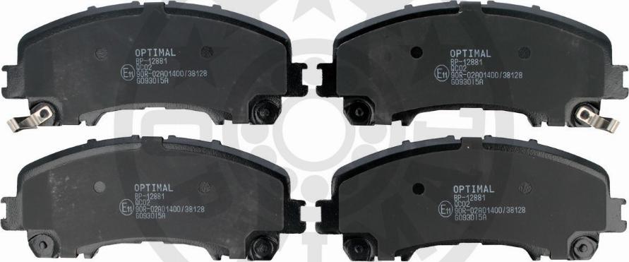 Optimal BP-12881 - Set placute frana,frana disc aaoparts.ro