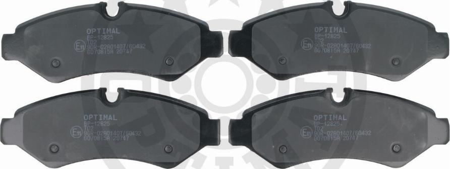 Optimal BP-12825 - Set placute frana,frana disc aaoparts.ro