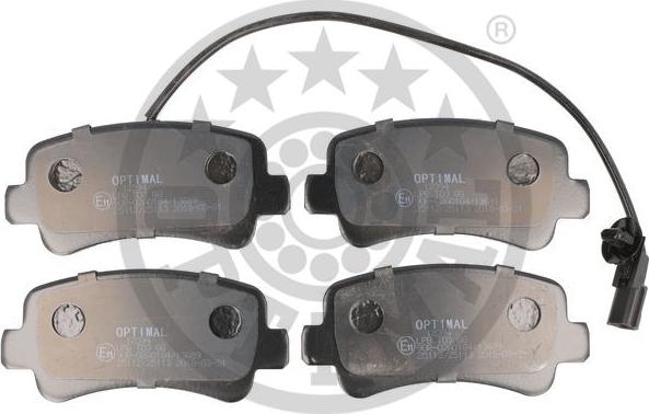 Optimal BP-12394 - Set placute frana,frana disc aaoparts.ro