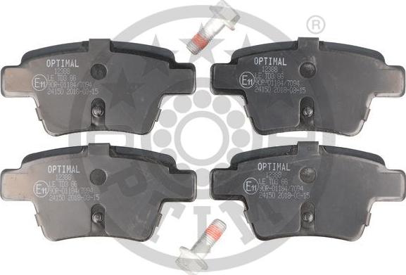 Optimal BP-12388 - Set placute frana,frana disc aaoparts.ro