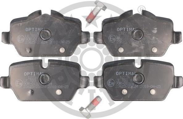 OPTIMAL BP-12236 - Set placute frana,frana disc aaoparts.ro