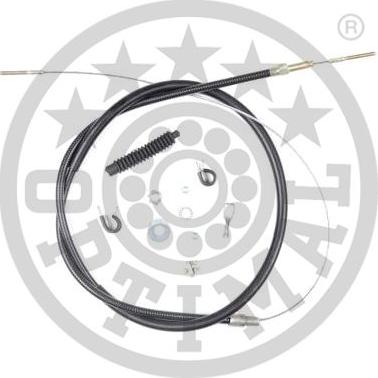 OPTIMAL HK-4374 - Cablu, frana de parcare aaoparts.ro