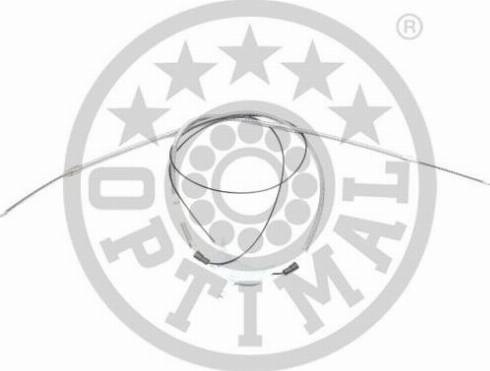 OPTIMAL HK-2866 - Cablu, frana de parcare aaoparts.ro