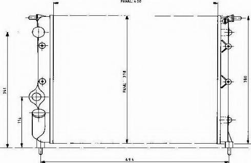 Ordonez 1020417815 - Radiator, racire motor aaoparts.ro