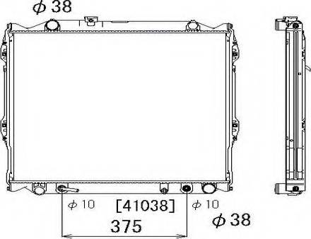 Ordonez 2064078 - Radiator, racire motor aaoparts.ro