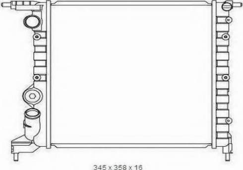 Ordonez 2065099 - Radiator, racire motor aaoparts.ro