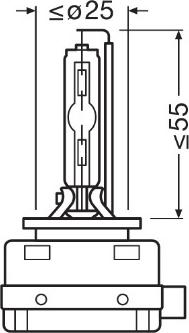 OSRAM 66548CBN - Bec, far faza lunga aaoparts.ro