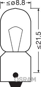 Osram 3893 - Bec, semnalizator aaoparts.ro