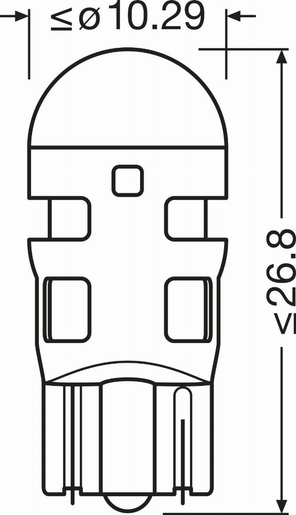OSRAM 2825DRP-2BL - Bec, lumini interioare aaoparts.ro