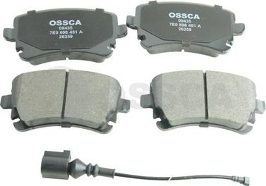OSSCA 09435 - Set placute frana,frana disc aaoparts.ro