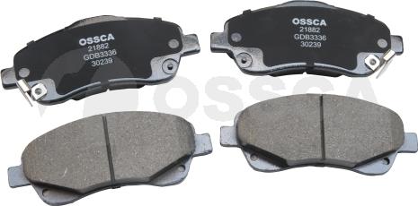 OSSCA 21882 - Set placute frana,frana disc aaoparts.ro