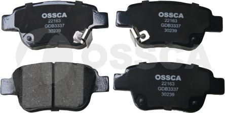 OSSCA 22163 - Set placute frana,frana disc aaoparts.ro