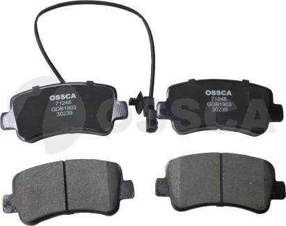 OSSCA 71248 - Set placute frana,frana disc aaoparts.ro
