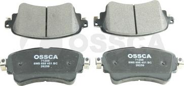 OSSCA 71208 - Set placute frana,frana disc aaoparts.ro