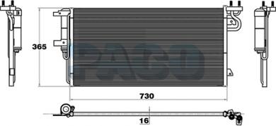PACO 5P5883/RD - Condensator, climatizare aaoparts.ro
