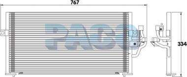 PACO CL3985 - Condensator, climatizare aaoparts.ro