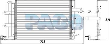 PACO CL3928 - Condensator, climatizare aaoparts.ro
