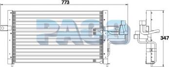 PACO CL3922 - Condensator, climatizare aaoparts.ro