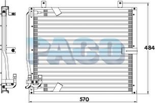 PACO CL3029 - Condensator, climatizare aaoparts.ro