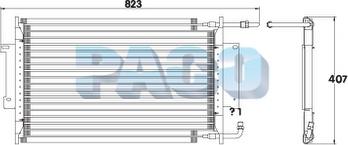 PACO CL3841 - Condensator, climatizare aaoparts.ro