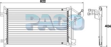 PACO CL3814 - Condensator, climatizare aaoparts.ro