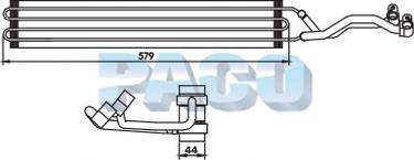 PACO EL1322 - Evaporator,aer conditionat aaoparts.ro