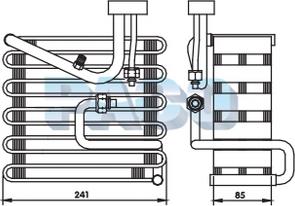 PACO ER-1089 - Evaporator,aer conditionat aaoparts.ro