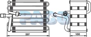 PACO ER-1105 - Evaporator,aer conditionat aaoparts.ro