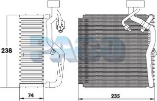 PACO ER-7059 - Evaporator,aer conditionat aaoparts.ro