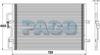 PACO PL5630 - Condensator, climatizare aaoparts.ro