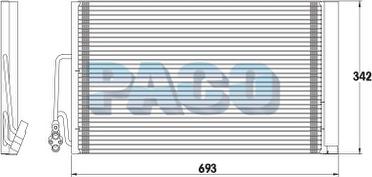 PACO PL5123 - Condensator, climatizare aaoparts.ro