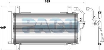 PACO PL3314 - Condensator, climatizare aaoparts.ro