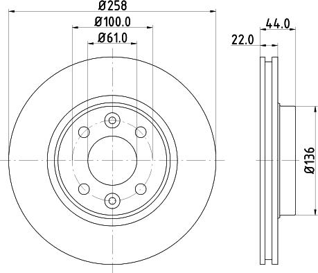 Pagid 55552 - Disc frana aaoparts.ro