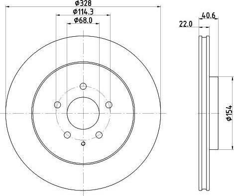 Pagid 56490 - Disc frana aaoparts.ro