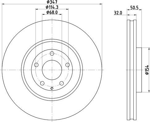 Pagid 56489 - Disc frana aaoparts.ro