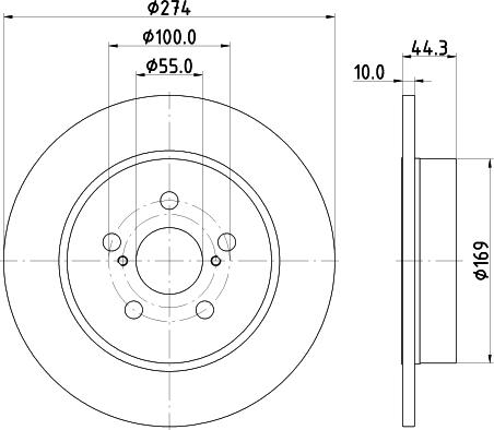 Pagid 56337 - Disc frana aaoparts.ro