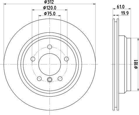 Pagid 50267 - Disc frana aaoparts.ro