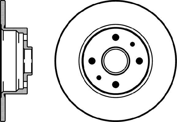 Pagid 51802 - Disc frana aaoparts.ro