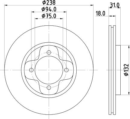 Pagid 52009 - Disc frana aaoparts.ro